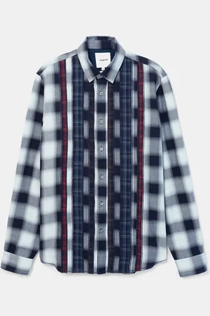 Desigual Camicia regular fit cutaway quadri