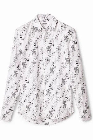 Desigual Maglia manica lunga lupi