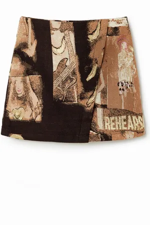 Desigual Minigonna jacquard arty