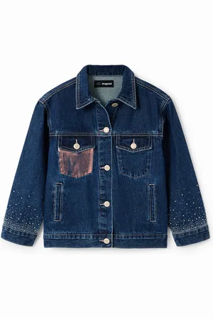 Desigual Giacca trucker denim cuore