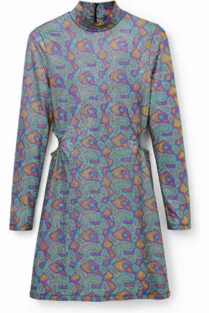 Desigual Abito corto metallico