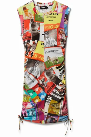 Desigual Vestito corto slim arricciabile