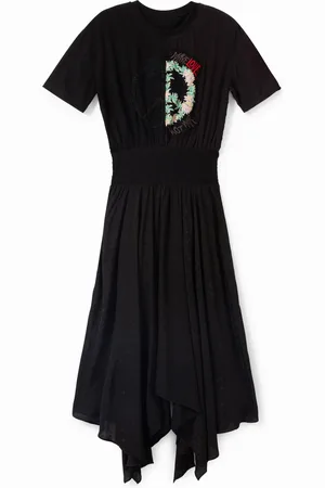 Desigual Vestito asimmetrico effetto 2 pezzi