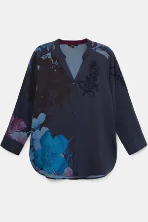 Desigual Camicia floreale tencel