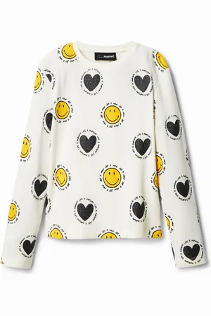 Desigual T-shirt con cuori SmileyÂ®