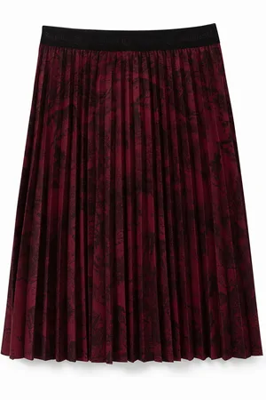 Desigual Gonna midi plissettata