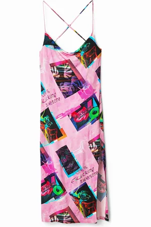 Desigual Abito midi street art