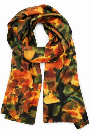 Desigual Scatola regalo sciarpa e cappello ad acquerello