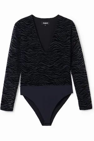 Desigual Body velluto zebrato