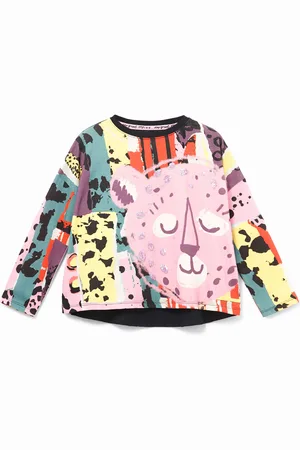 Desigual Maglietta oversize animali
