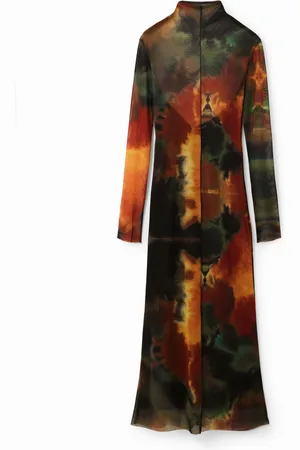 Desigual Abito midi acquerello