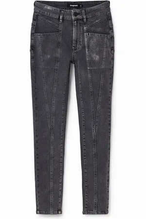 Desigual Jeans skinny push-up metallizzati