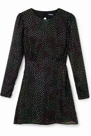 Desigual Abito corto lucido cut-out