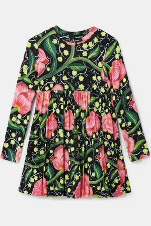 Desigual Vestito vita alta fiori