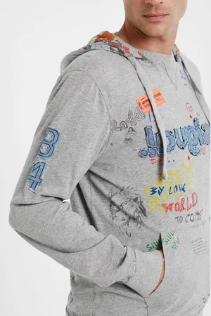 Desigual Felpa con cappuccio