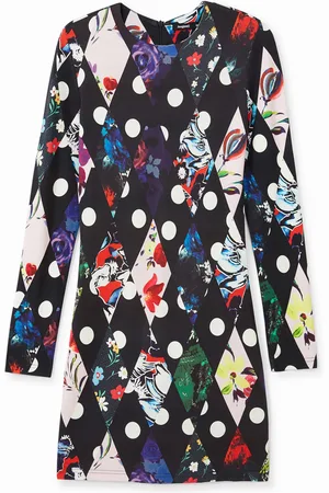 Desigual Vestito corto slim rombi