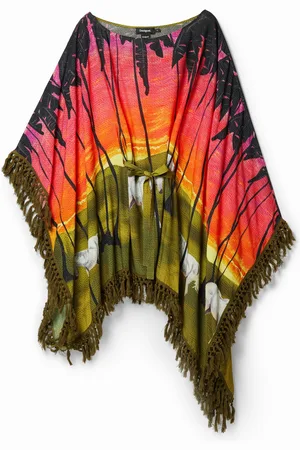 Desigual Abito poncho corto Stella Jean