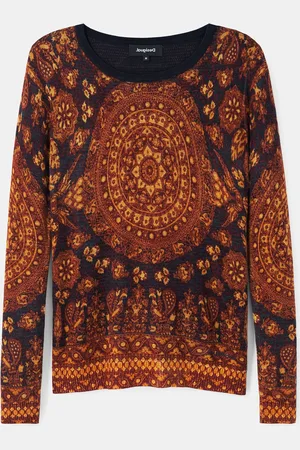 Desigual Pullover maglia sottile boho