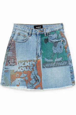 Desigual Minigonna di jeans illustrazioni