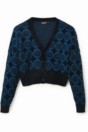Desigual Cardigan abbottonato geometrico retrÃ²