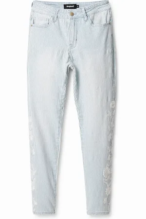 Desigual Jeans Skinny a righe