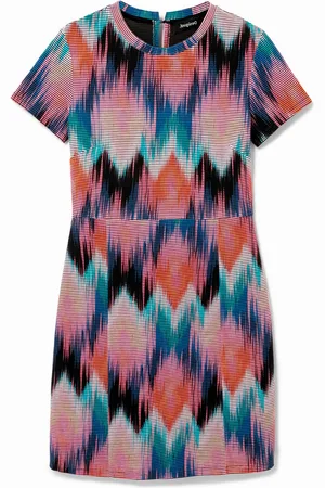 Desigual Vestito arty con rombi psichedelici