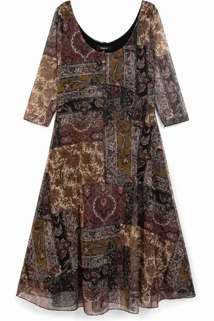 Desigual Vestito svasato boho