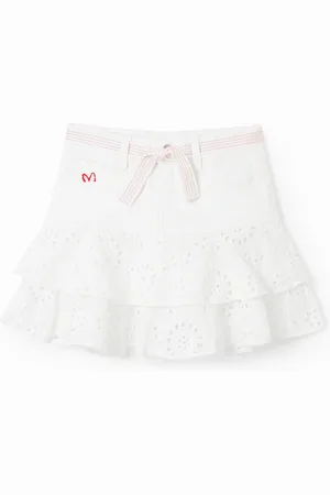 Desigual Minigonna ricamo svizzero