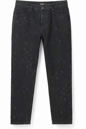 Desigual Jeans larghi stampa laser