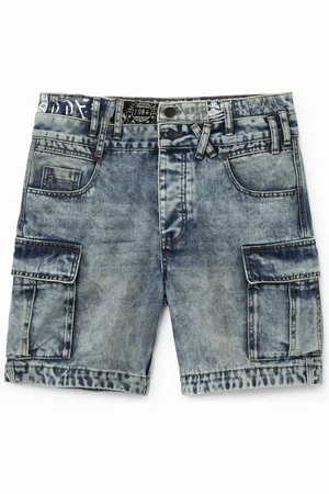 Desigual Pantaloni corti cargo jeans