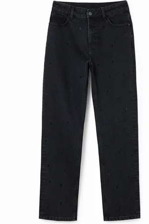 Desigual Jeans dritti strass