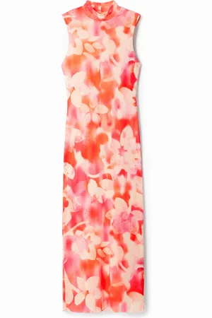 Desigual Abito midi tulle floreale