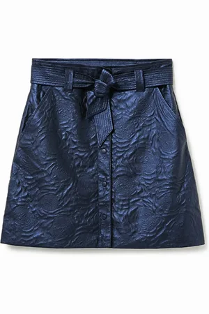 Desigual Minigonna slim rilievo fiori