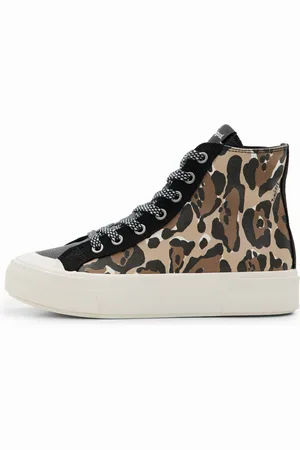 Desigual Sneakers alte stampa animalier