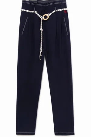 Desigual Pantaloni baggy con cordino
