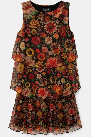 Desigual Vestito balze floreale