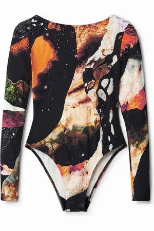 Desigual Body slim fit stampa digitale