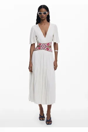 Desigual Abito cut-out ricamato