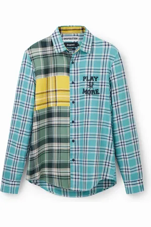 Desigual Camicia patchwork quadri