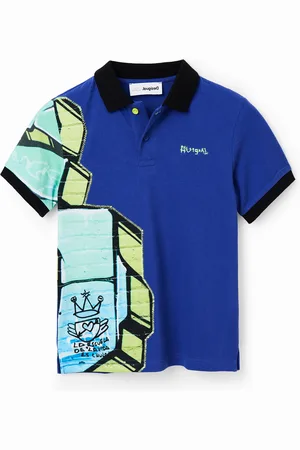 Desigual Polo manica corta graffiti