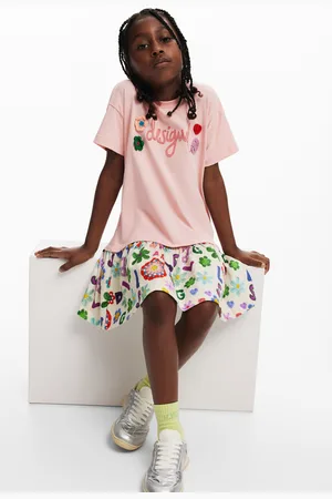 Desigual Abito con gonna a fiori