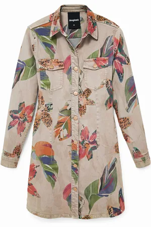 Desigual Vestito chemisier camoflower
