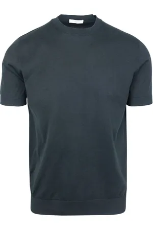 Paolo Pecora T-shirt in maglia fine nera
