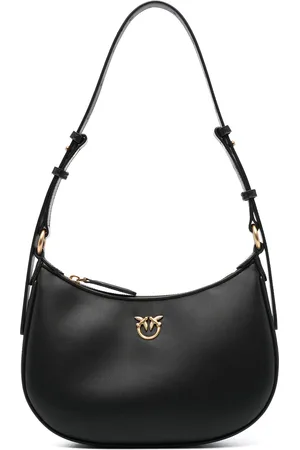 Pinko Mini Love Bag Half Moon Simply Black/Antique Gold