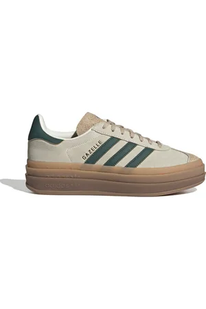 adidas Sneaker Gazelle Bold W Cream White/Collegiate Green/Magic Beige