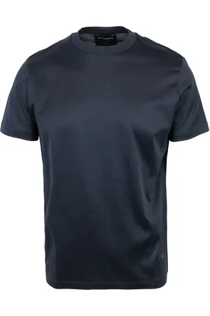 Emporio Armani T-shirt basica blu navy