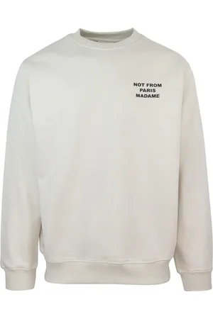 Drôle de Monsieur Felpa Slogan grigio taupe
