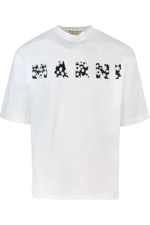 Marni T-shirt oversize in cotone bianco
