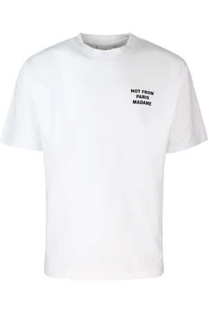Drôle de Monsieur T-shirt Slogan white