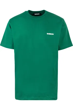 BARROW T-shirt verde maxi orso